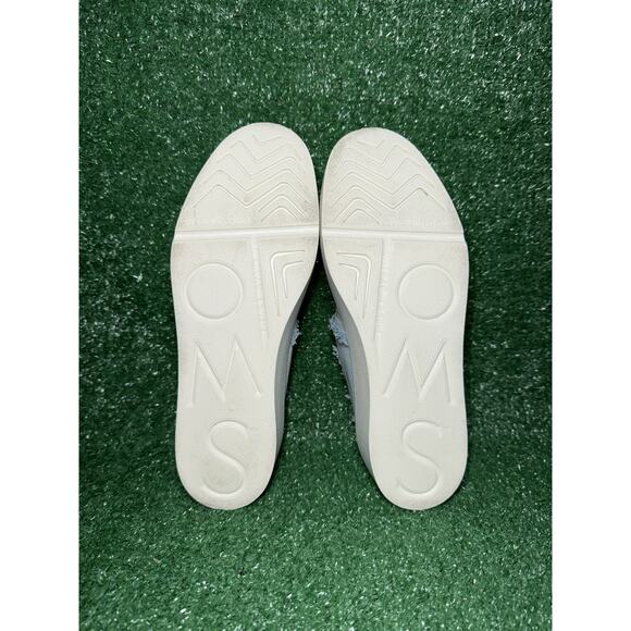 Toms‎ Verona Slip On Denim Blue Distressed Shoes Walking Sneakers Women’s Size 9 - Picture 8 of 9